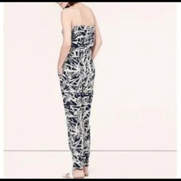 NEW Ann Taylor LOFT Black Linen Sleeveless Tapered Leg Belted Jumpsuit 4 - Picture 2 of 7